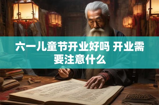 六一儿童节开业好吗 开业需要注意什么 六一儿童节开业好吗 开业需要注意什么