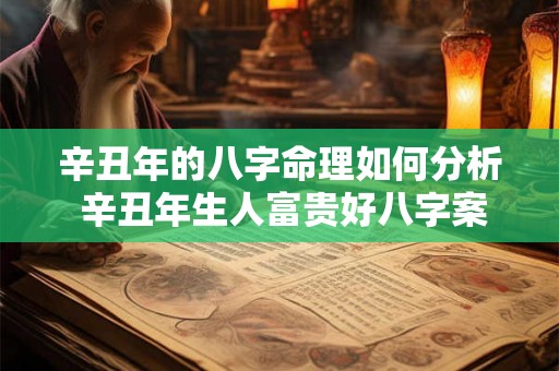 辛丑年的八字命理如何分析 辛丑年生人富贵好八字案例 辛丑年的八字命理如何分析 辛丑年生人富贵好八字案例