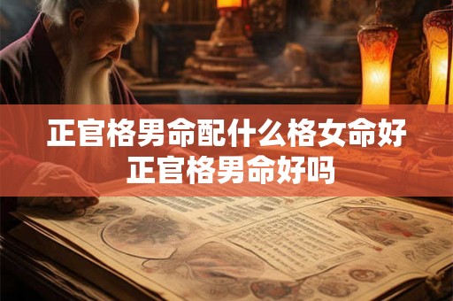 正官格男命配什么格女命好 正官格男命好吗 正官格男命配什么格女命好 正官格男命好吗