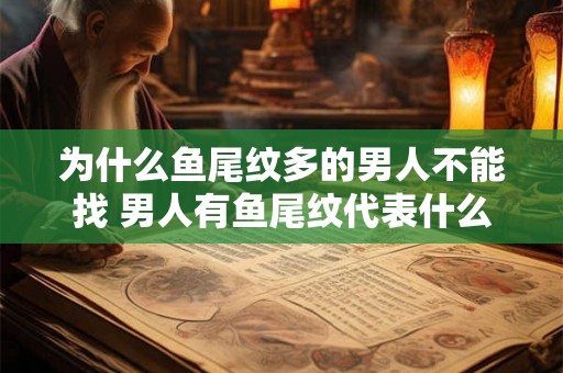 为什么鱼尾纹多的男人不能找 男人有鱼尾纹代表什么 为什么鱼尾纹多的男人不能找 男人有鱼尾纹代表什么