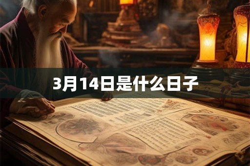 3月14日是什么日子