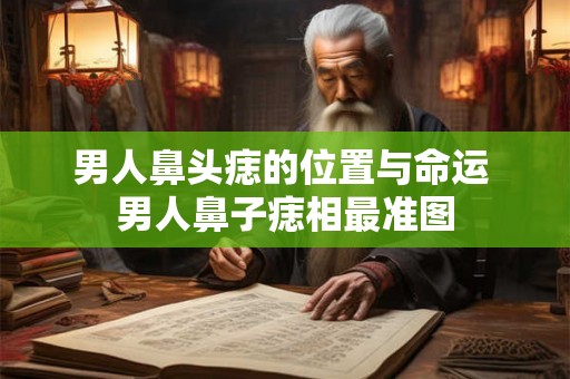 男人鼻头痣的位置与命运 男人鼻子痣相最准图