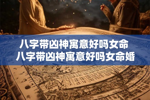 八字带凶神寓意好吗女命 八字带凶神寓意好吗女命婚姻 八字带凶神寓意好吗女命 八字带凶神寓意好吗女命婚姻