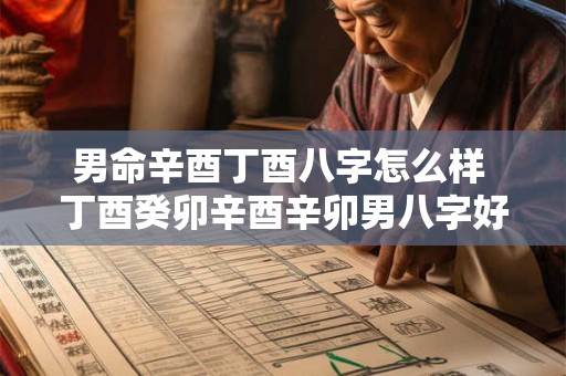 男命辛酉丁酉八字怎么样 丁酉癸卯辛酉辛卯男八字好吗 男命辛酉丁酉八字怎么样 丁酉癸卯辛酉辛卯男八字好吗
