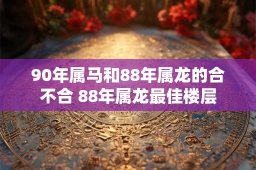 90年属马和88年属龙的合不合 88年属龙最佳楼层 90年属马和88年属龙的合不合 88年属龙最佳楼层