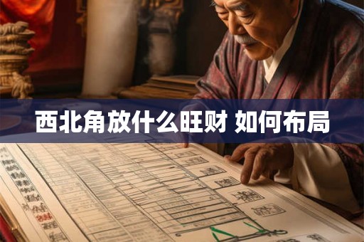 西北角放什么旺财 如何布局 西北角放什么旺财 如何布局