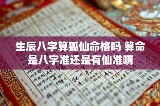 生辰八字算狐仙命格吗 算命是八字准还是有仙准啊 生辰八字算狐仙命格吗 算命是八字准还是有仙准啊