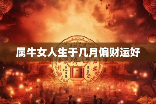 属牛女人生于几月偏财运好