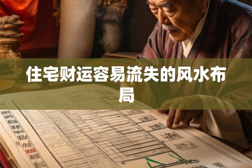 住宅财运容易流失的风水布局 住宅财运容易流失的风水布局