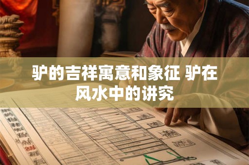 驴的吉祥寓意和象征 驴在风水中的讲究 驴的吉祥寓意和象征 驴在风水中的讲究