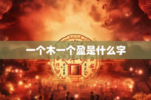 一个木一个盈是什么字 一个木一个盈是什么字