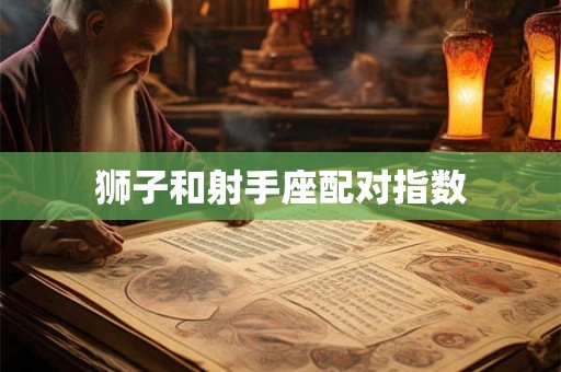 狮子和射手座配对指数 狮子和射手座配对指数