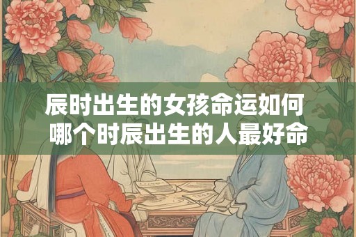 辰时出生的女孩命运如何 哪个时辰出生的人最好命 辰时出生的女孩命运如何 哪个时辰出生的人最好命
