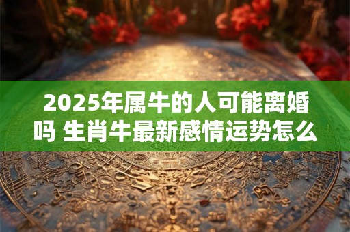 2025年属牛的人可能离婚吗 生肖牛最新感情运势怎么样 2025年属牛的人可能离婚吗 生肖牛最新感情运势怎么样