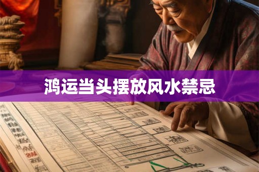 鸿运当头摆放风水禁忌 鸿运当头摆放风水禁忌
