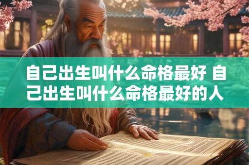 自己出生叫什么命格最好 自己出生叫什么命格最好的人 自己出生叫什么命格最好 自己出生叫什么命格最好的人