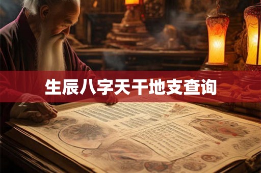 生辰八字天干地支查询 生辰八字天干地支查询
