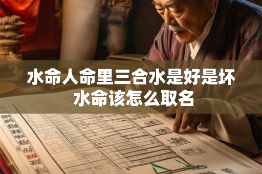 水命人命里三合水是好是坏 水命该怎么取名 水命人命里三合水是好是坏 水命该怎么取名