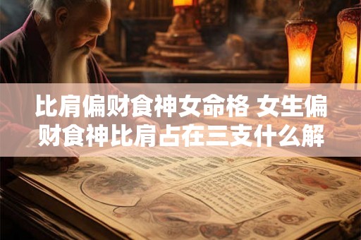 比肩偏财食神女命格 女生偏财食神比肩占在三支什么解释呢 比肩偏财食神女命格 女生偏财食神比肩占在三支什么解释呢