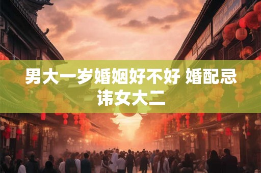 男大一岁婚姻好不好 婚配忌讳女大二 男大一岁婚姻好不好 婚配忌讳女大二