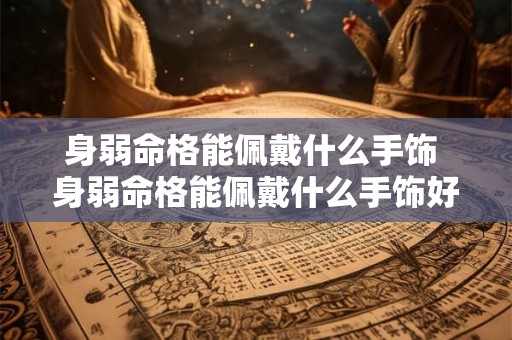 身弱命格能佩戴什么手饰 身弱命格能佩戴什么手饰好 身弱命格能佩戴什么手饰 身弱命格能佩戴什么手饰好