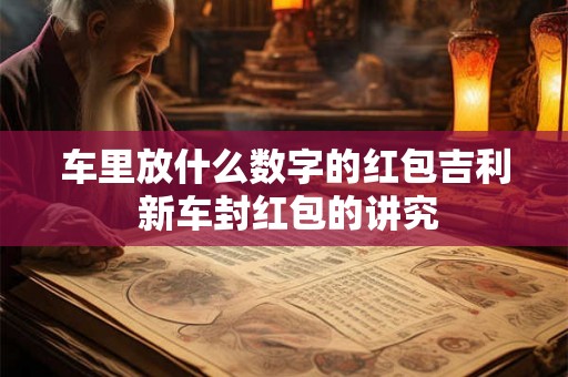 车里放什么数字的红包吉利 新车封红包的讲究 车里放什么数字的红包吉利 新车封红包的讲究