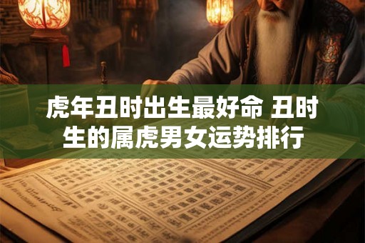 虎年丑时出生最好命 丑时生的属虎男女运势排行 虎年丑时出生最好命 丑时生的属虎男女运势排行