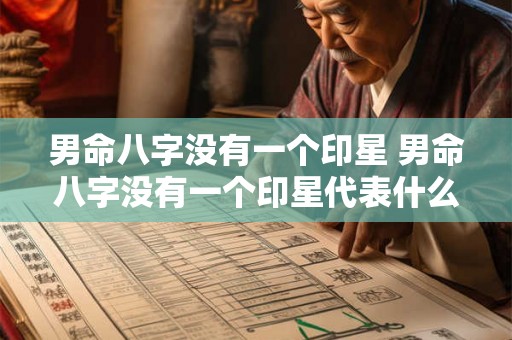男命八字没有一个印星 男命八字没有一个印星代表什么 男命八字没有一个印星 男命八字没有一个印星代表什么