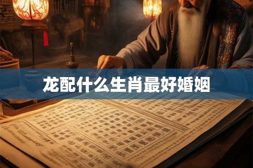 龙配什么生肖最好婚姻 龙配什么生肖最好婚姻