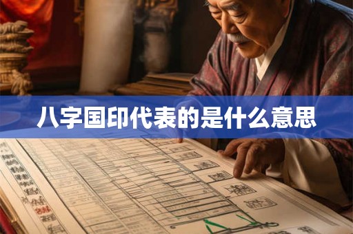 八字国印代表的是什么意思 八字国印代表的是什么意思