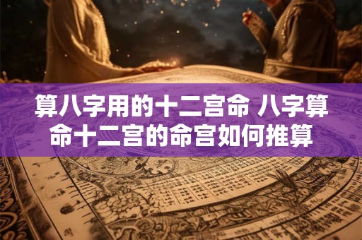 算八字用的十二宫命 八字算命十二宫的命宫如何推算 算八字用的十二宫命 八字算命十二宫的命宫如何推算