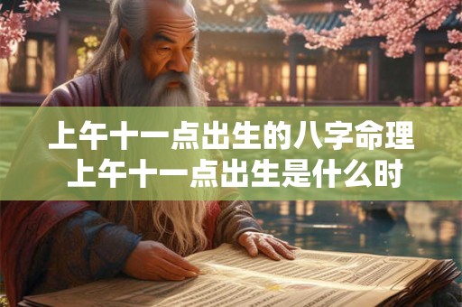 上午十一点出生的八字命理 上午十一点出生是什么时辰属什么 上午十一点出生的八字命理 上午十一点出生是什么时辰属什么