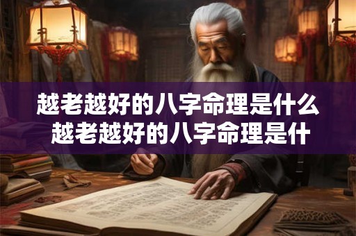 越老越好的八字命理是什么 越老越好的八字命理是什么呢 越老越好的八字命理是什么 越老越好的八字命理是什么呢