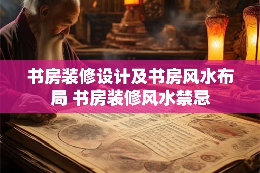 书房装修设计及书房风水布局 书房装修风水禁忌