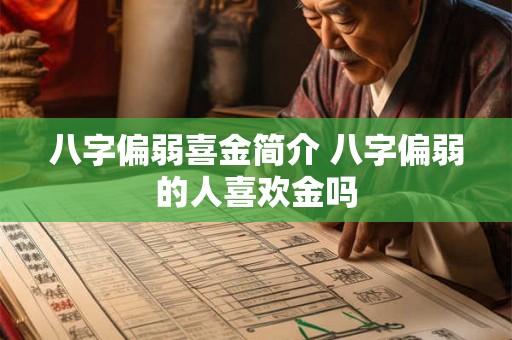 八字偏弱喜金简介 八字偏弱的人喜欢金吗