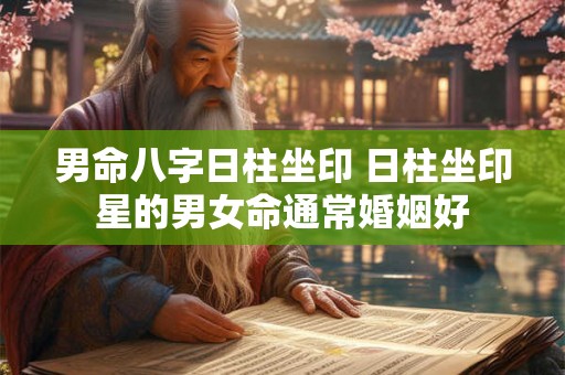 男命八字日柱坐印 日柱坐印星的男女命通常婚姻好 男命八字日柱坐印 日柱坐印星的男女命通常婚姻好