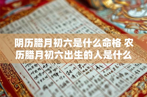 阴历腊月初六是什么命格 农历腊月初六出生的人是什么星座 阴历腊月初六是什么命格 农历腊月初六出生的人是什么星座
