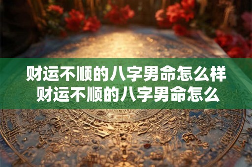 财运不顺的八字男命怎么样 财运不顺的八字男命怎么样破解 财运不顺的八字男命怎么样 财运不顺的八字男命怎么样破解