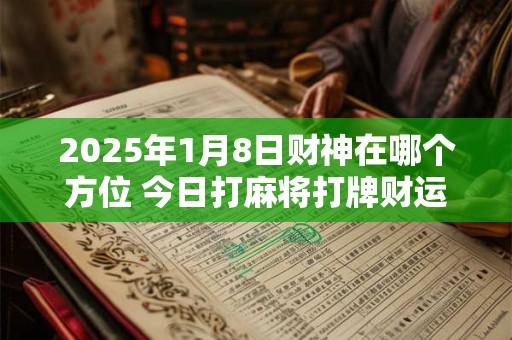 2025年1月8日财神在哪个方位 今日打麻将打牌财运方位 2025年1月8日财神在哪个方位 今日打麻将打牌财运方位