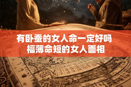 有卧蚕的女人命一定好吗 福薄命短的女人面相 有卧蚕的女人命一定好吗 福薄命短的女人面相