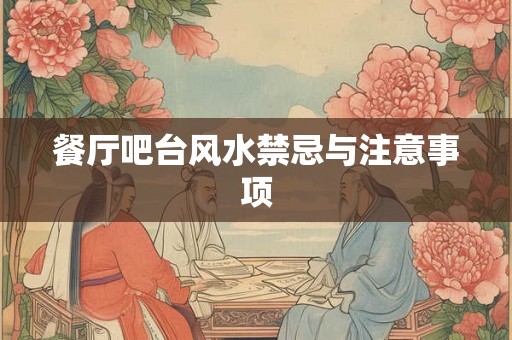 餐厅吧台风水禁忌与注意事项 餐厅吧台风水禁忌与注意事项