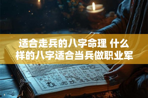 适合走兵的八字命理 什么样的八字适合当兵做职业军人 适合走兵的八字命理 什么样的八字适合当兵做职业军人