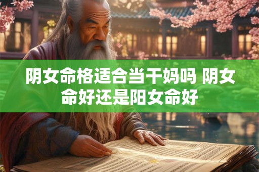 阴女命格适合当干妈吗 阴女命好还是阳女命好 阴女命格适合当干妈吗 阴女命好还是阳女命好
