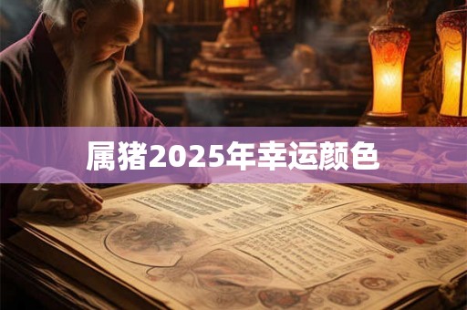 属猪2025年幸运颜色 属猪2025年幸运颜色