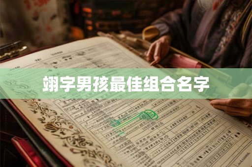 翊字男孩最佳组合名字 翊字男孩最佳组合名字