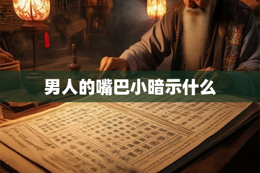 男人的嘴巴小暗示什么 男人的嘴巴小暗示什么