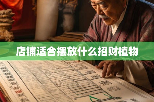 店铺适合摆放什么招财植物