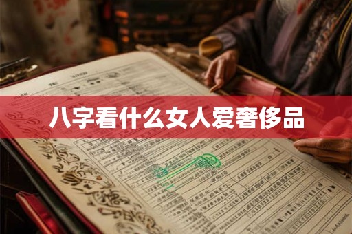 八字看什么女人爱奢侈品