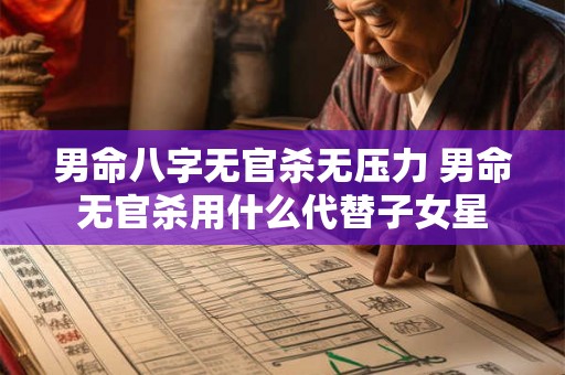 男命八字无官杀无压力 男命无官杀用什么代替子女星 男命八字无官杀无压力 男命无官杀用什么代替子女星