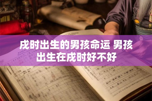 戌时出生的男孩命运 男孩出生在戌时好不好 戌时出生的男孩命运 男孩出生在戌时好不好